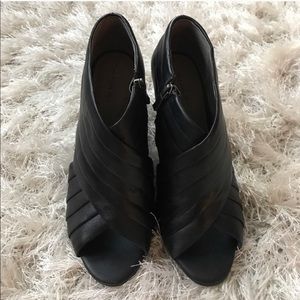 Tahari Black Bootie/Wedges